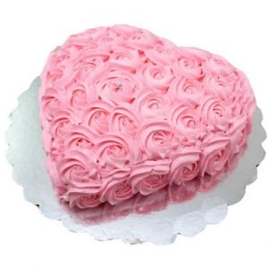 strawberry_rose_cake - Mohali Bakers