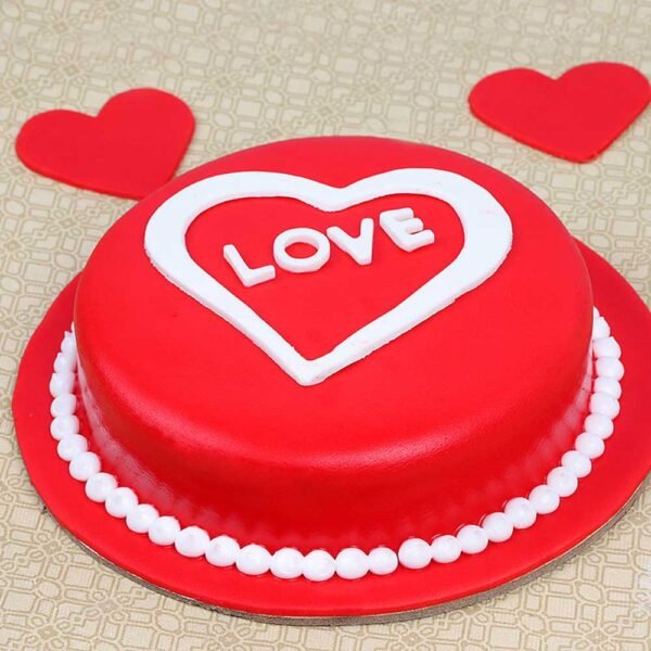 Valentines Day Love Cakes Delivery in Mohali and Chandigarh