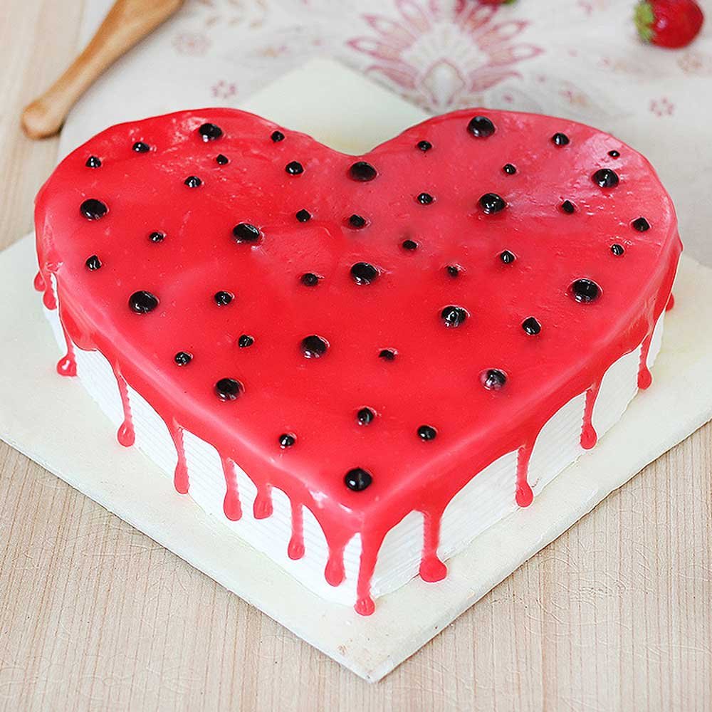 Order Photo cake Online | Heart Shaped Photo Cake - Better Gift Flowers
