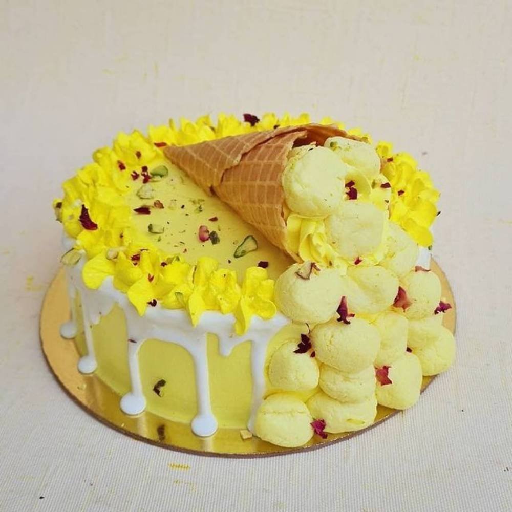 Rasmalai Cake with customised designs